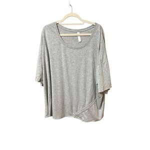 Sleep‎ by Cacique Gray Pajama Lounge Top Size 26/28